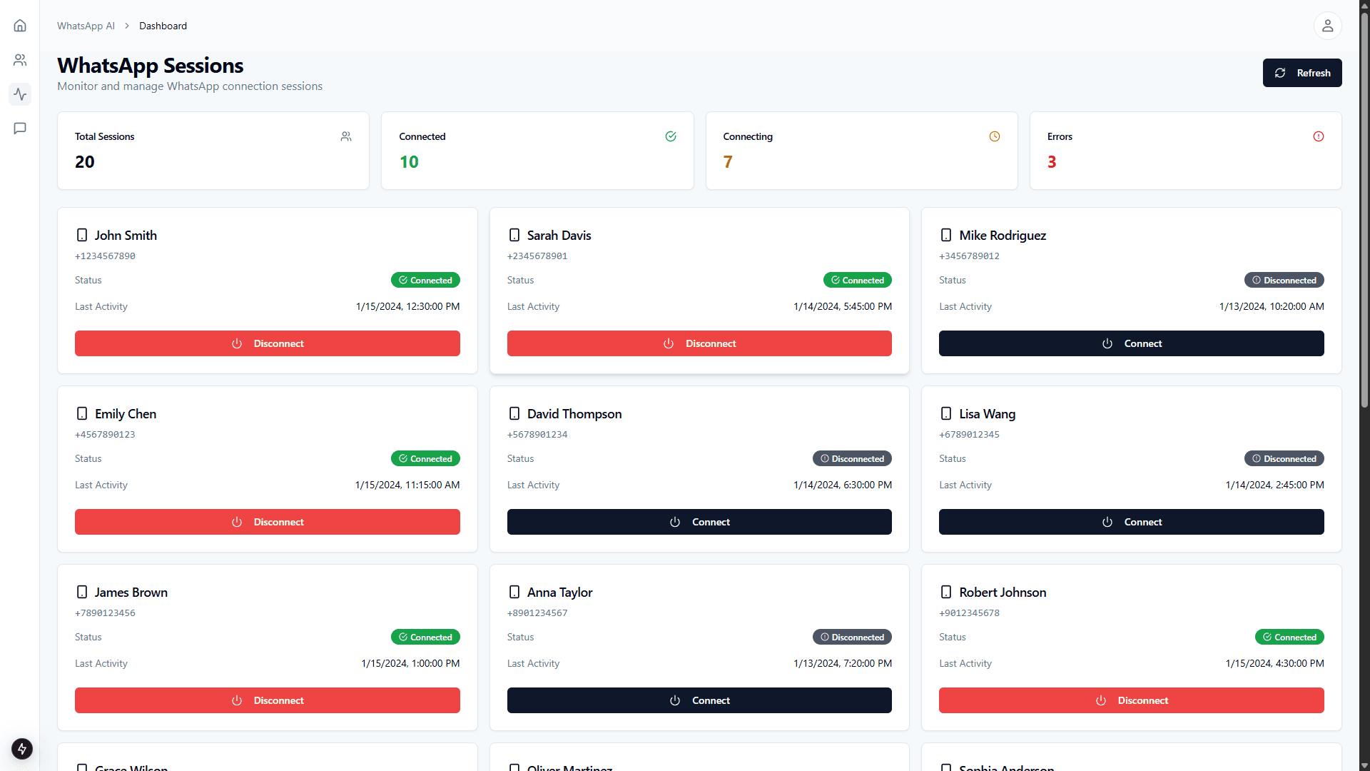 WhatsApp AI Bot Platform